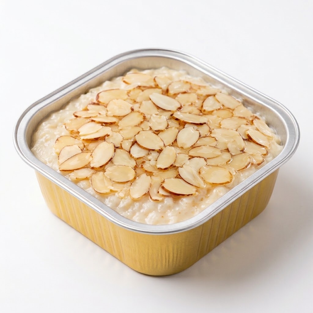 Arroz con leche con almendra