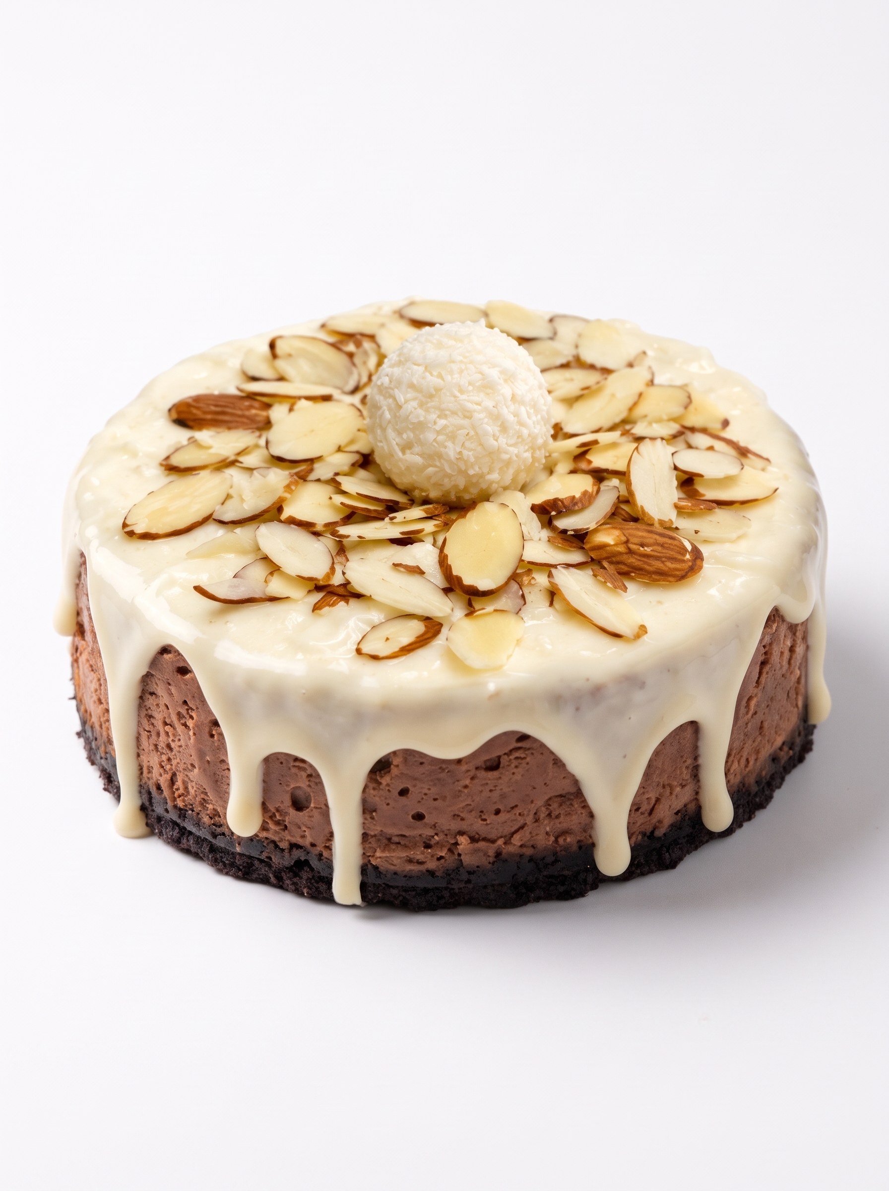 Cheesecake de chocolate con Raffaello