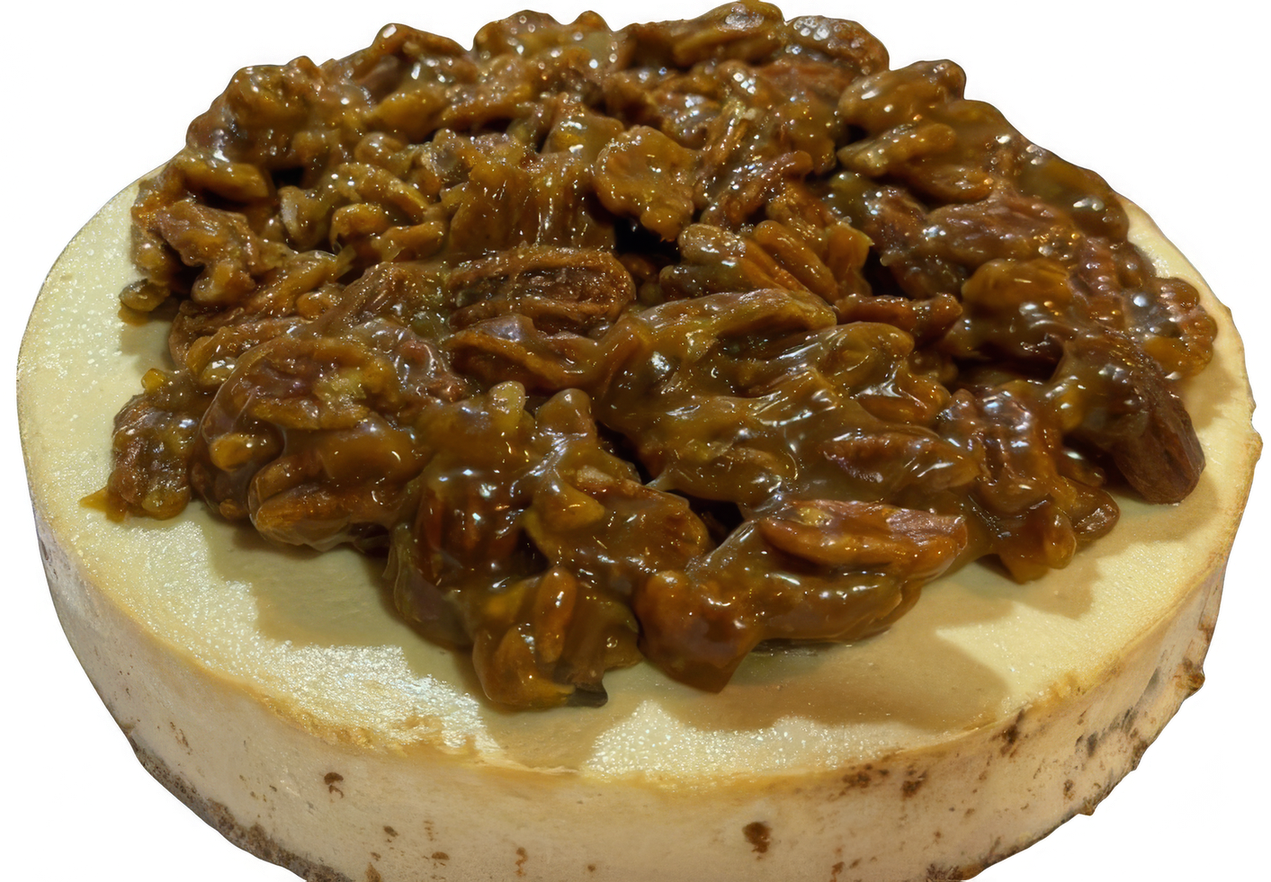Cheesecake de nuez caramelizada (Personal)