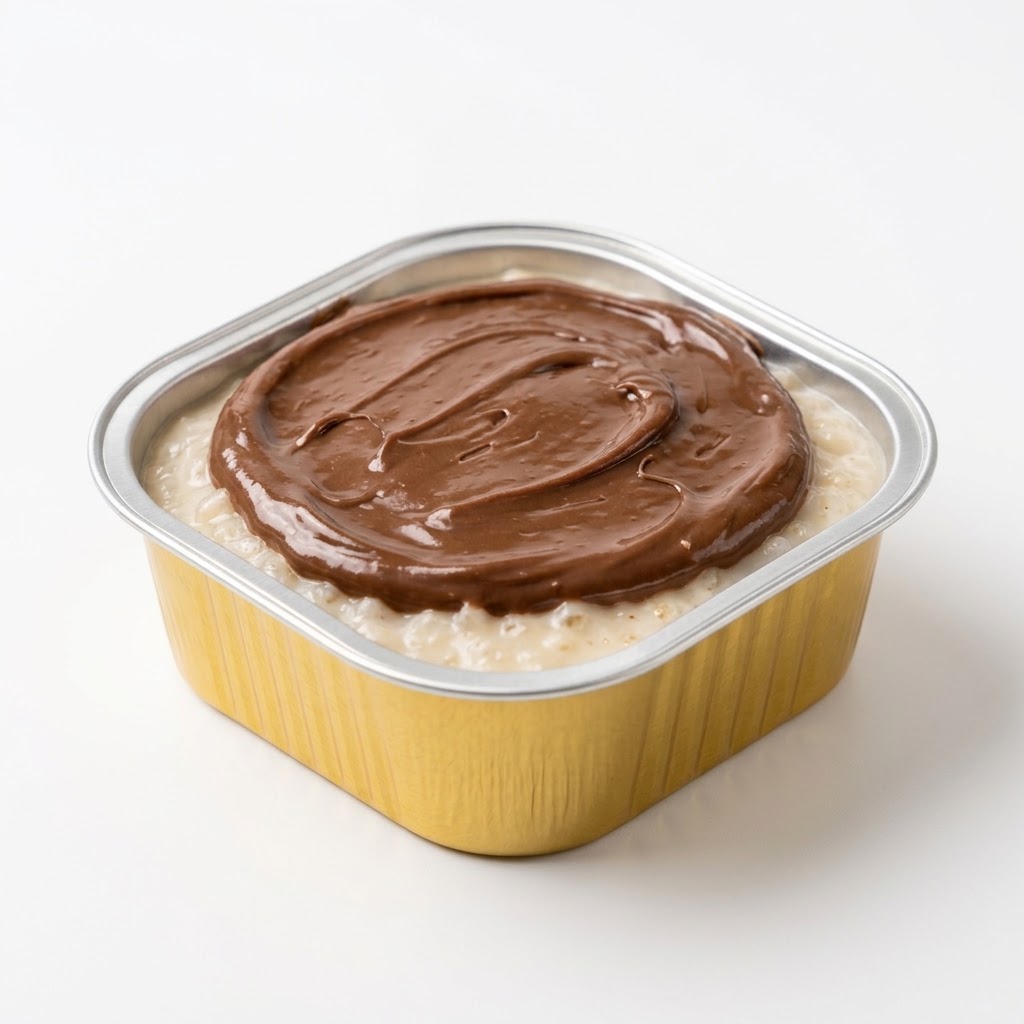 Arroz con leche con Nutella