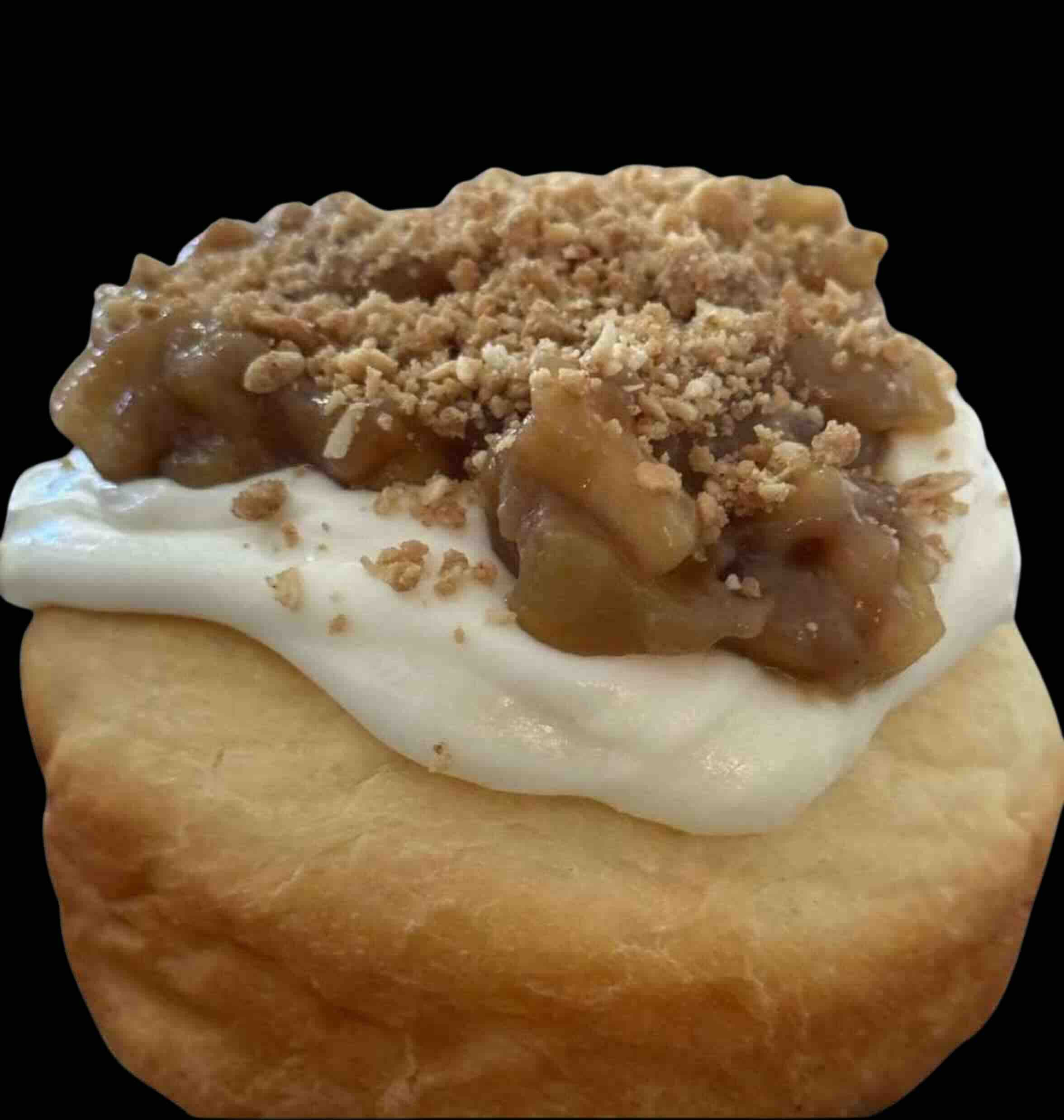 Roll de manzana y crumble