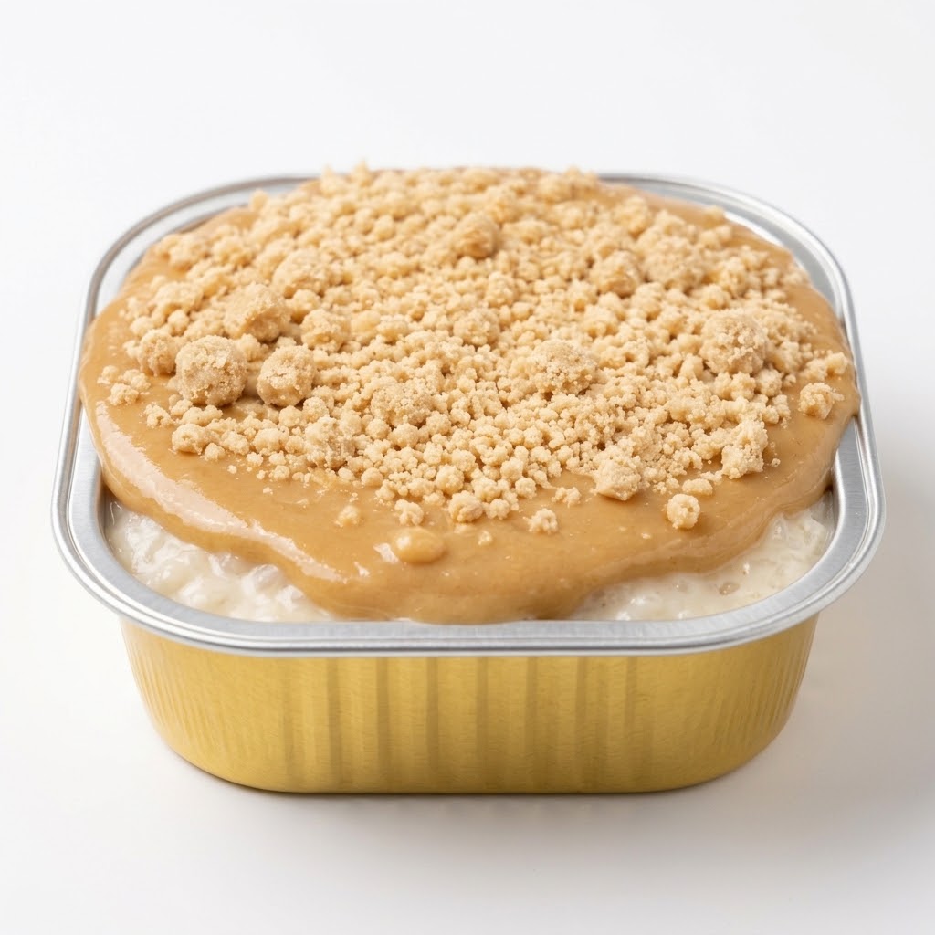 Arroz con leche con mazapán